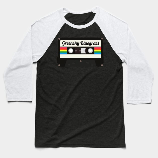 Greensky Bluegrass / Cassette Tape Style Baseball T-Shirt by GengluStore